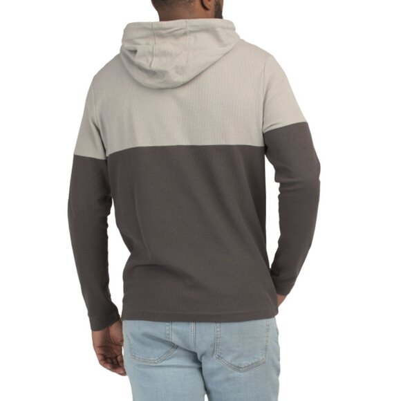 VOLCOM Asphalt/dark Black Nunez Color Block Thermal Top - Picture 2 of 2